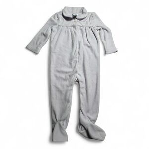 Ralph Lauren Soft White Kids Footie 9M Velvet